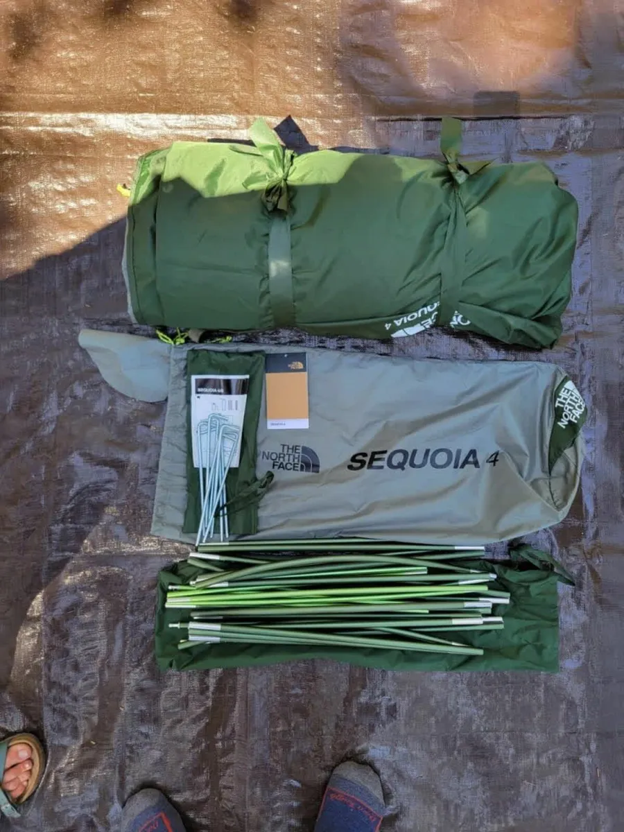 The North Face TNF Sequoia 4 Person Camping Tent - Image 1
