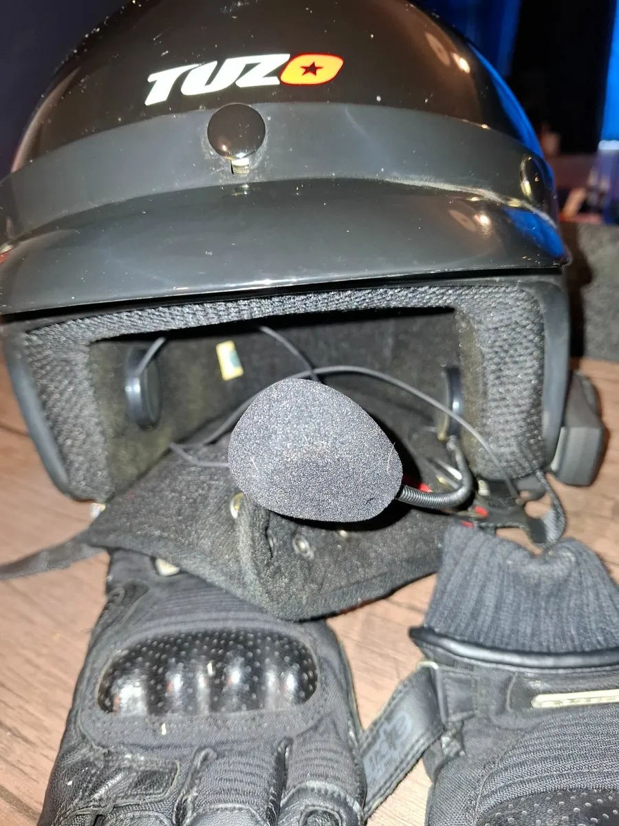 Motorbike Helmets  with Bluetooth speaker, tax dis - Image 3