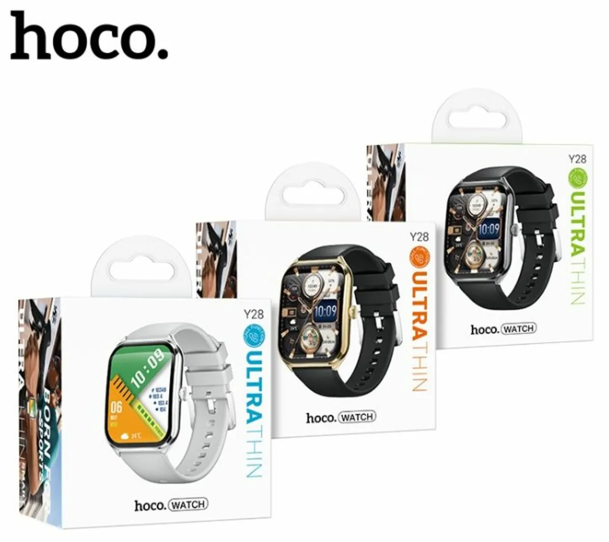 Smart Sports Watch IP67 Call Functions Hoco Y28 - Image 2