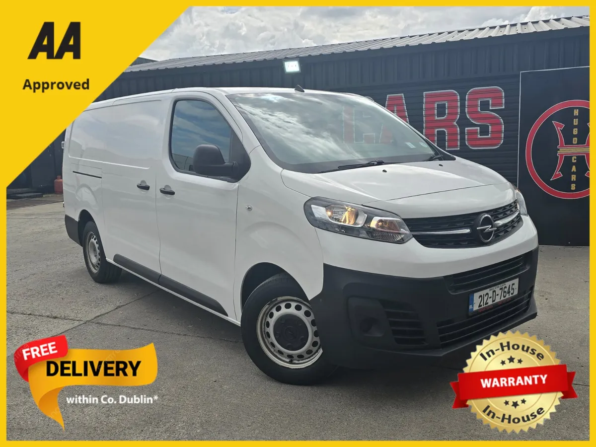 212 Opel Vivaro 1.5d/1 Owner/New CVRT/Warranty - Image 1