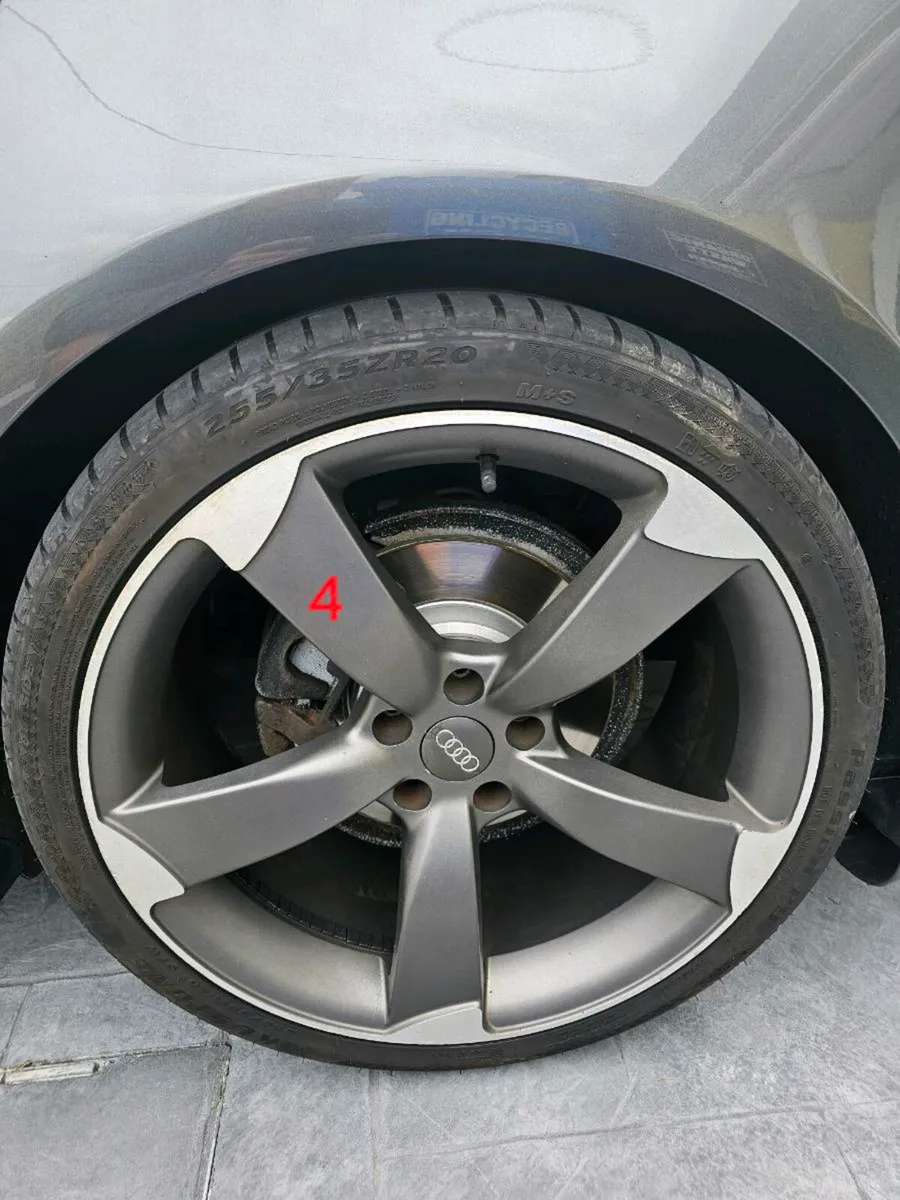 Ttrs 20" deep concave alloys with tyres 5x112 - Image 4