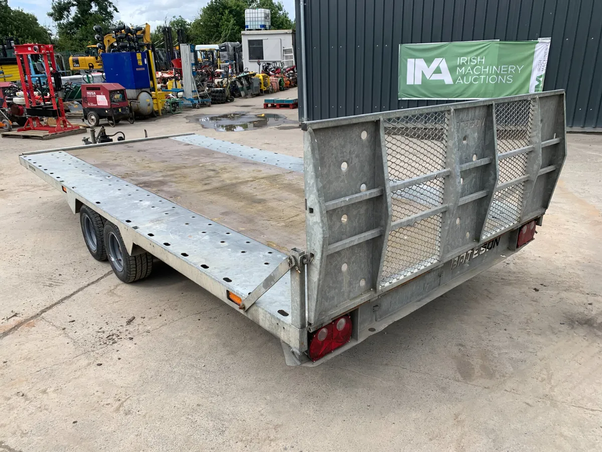 2017 BATESON TWIN AXLE TILT BED TRAILER FOR AUCTIO - Image 3