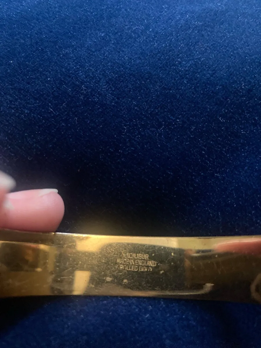 Vintage Rolled Gold Bangle - Image 2