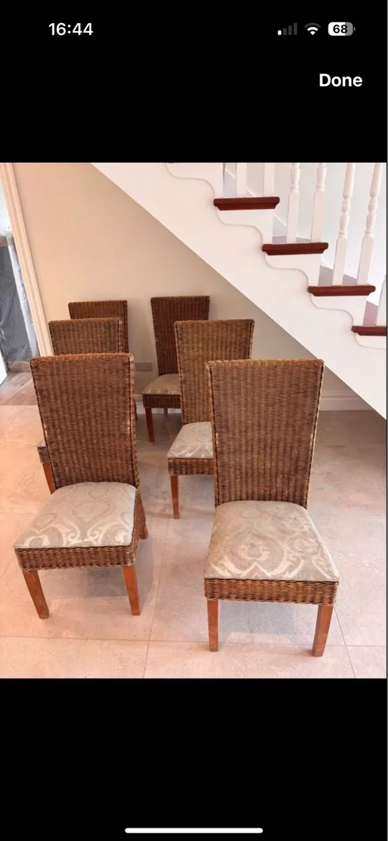 Dining chairs x6 - Image 1