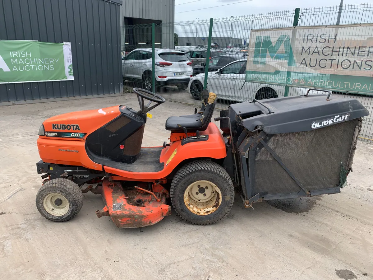 UNRESERVED KUBOTA G18 DIESEL MOWER FOR AUCTION - Image 2
