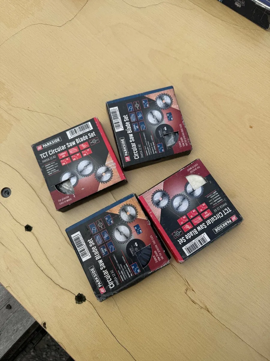 TCT Circular blade set X4 Brand New