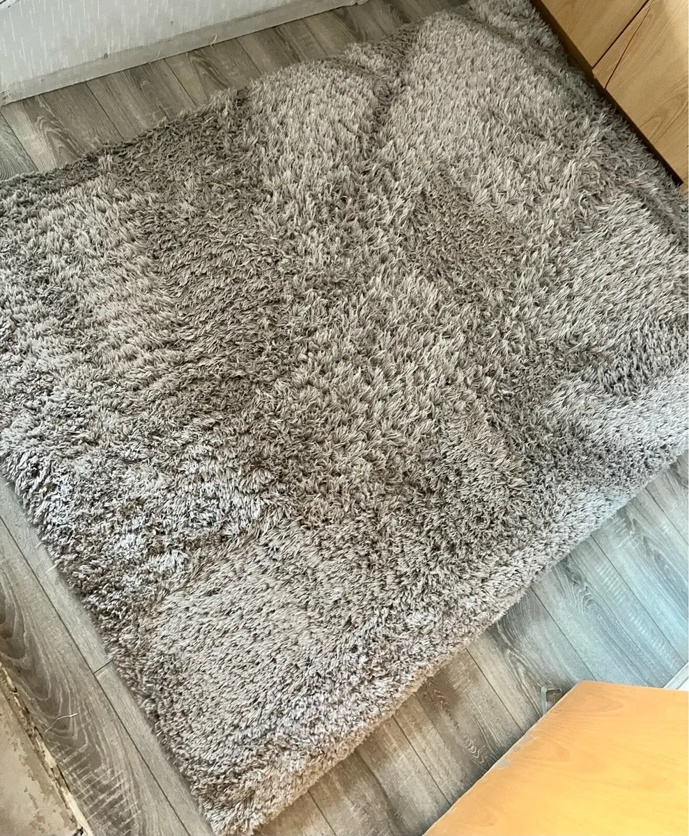 Light Grey Radiance Rug from Next - Image 1