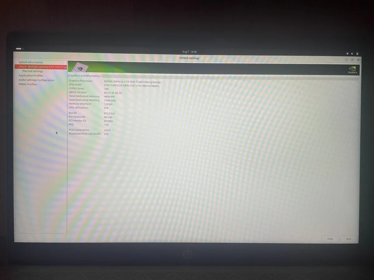 HP Pavilion 15 cs1506sa Laptop 16GB RAM i7 1050ti - Image 3