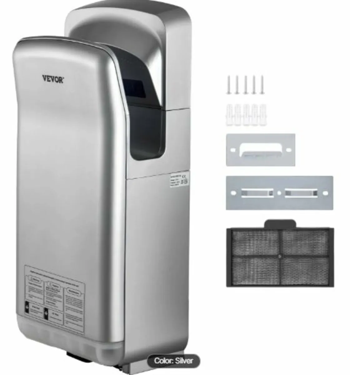 Jet Hand Dryer, Premium Electric Commercial Blade - Image 1