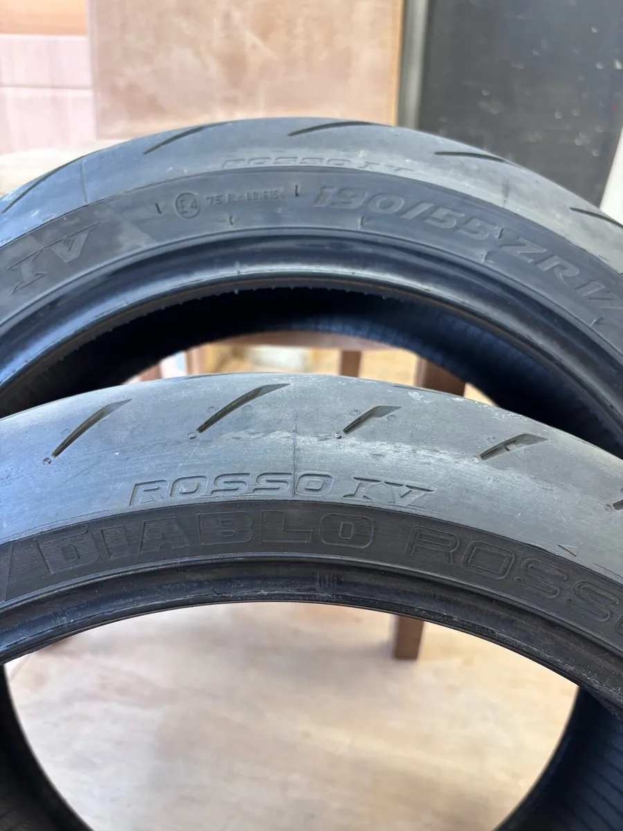 Pirelli Diablo Rosso IV & Michelin Anakee Tyres - Image 3