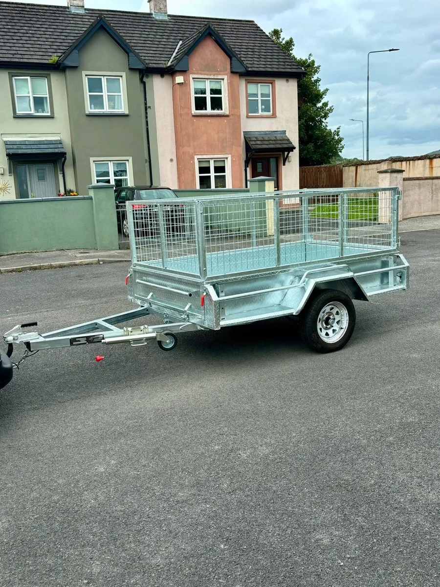 New 7x4 galvanised trailer - Image 1