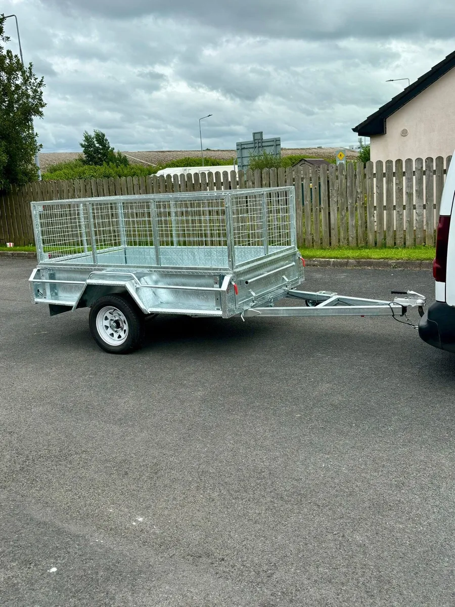 New 7x4 galvanised trailer - Image 2