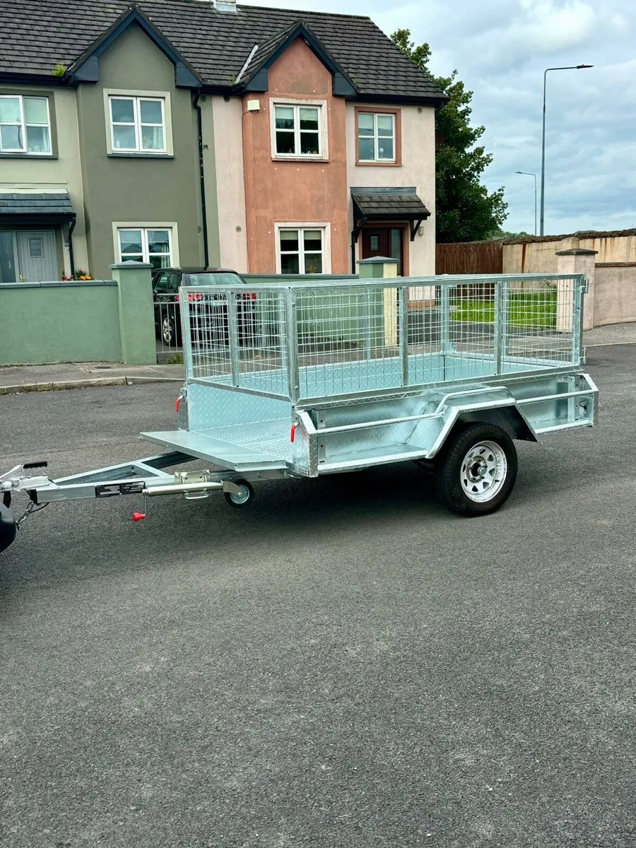 New 7x4 galvanised trailer - Image 3