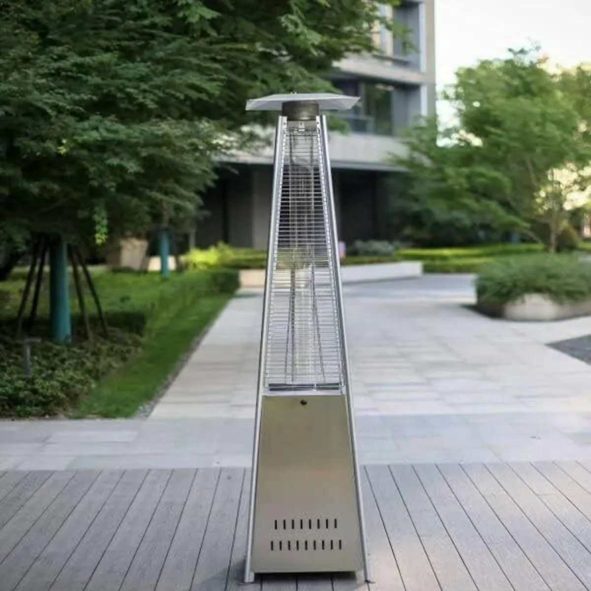 Outdoor Patio Gas Heater Pyramid Design - Image 1