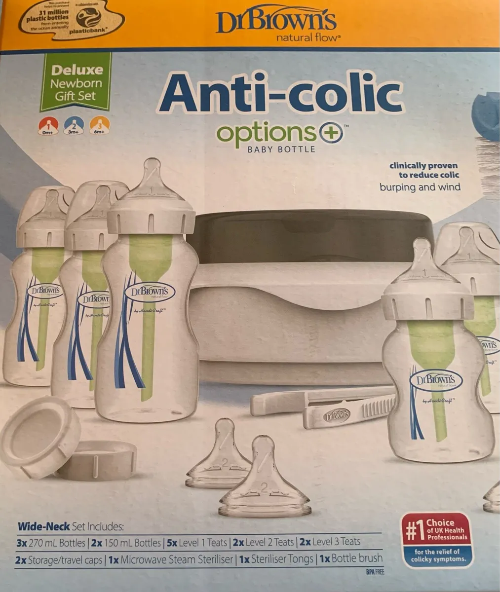 Anti colic newborn bottle set - Image 1