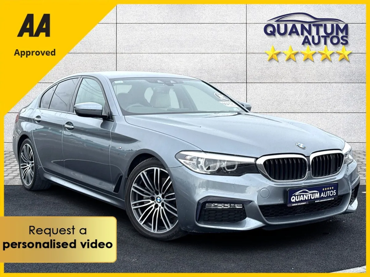 BMW 5-Series 2018 M SPORT 520D 4DR AUTO €117 P/W W - Image 1