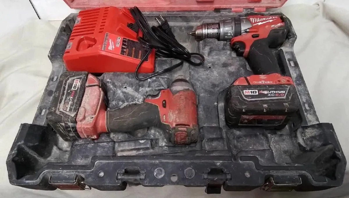 Milwaukee FUEL 18V Brushless Hammer Drill & Impact - Image 1