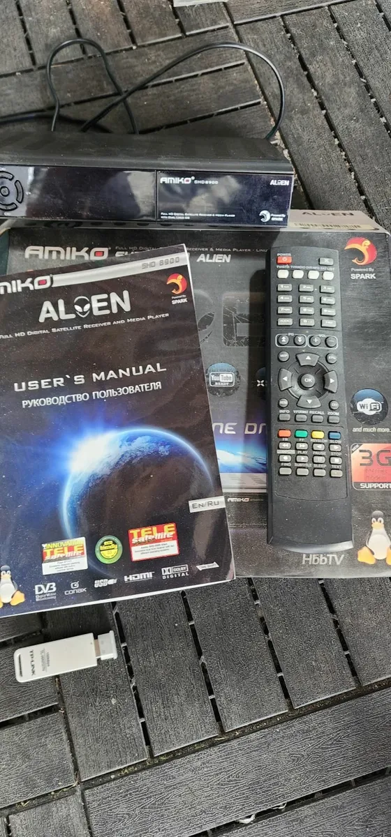 Satellite dish  and receiver hd - Image 3