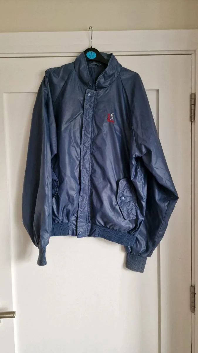 1980's PGA Tour Golf Blue Bomber Jacket - Image 1