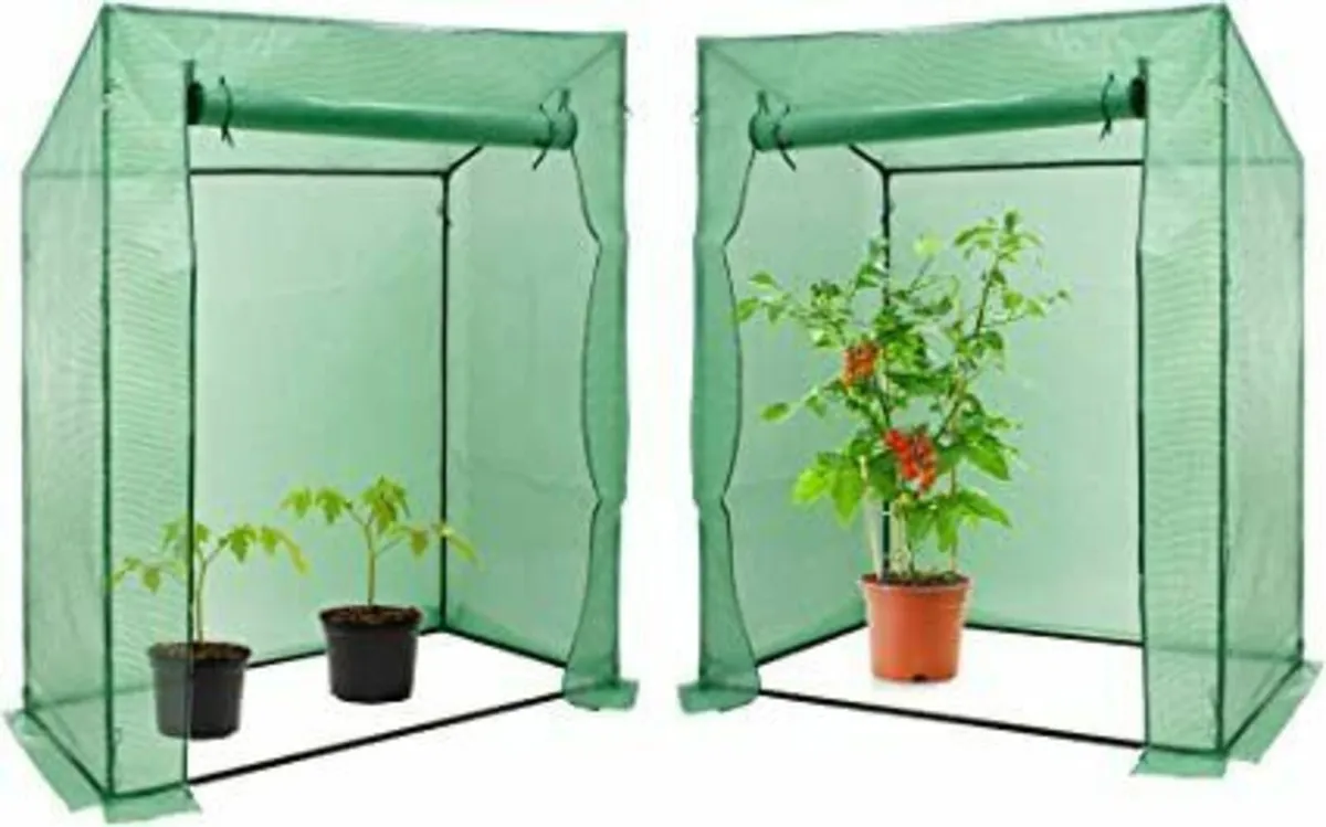 GreenhouseSet of two foil greenhouse with Mesh Fil - Image 1