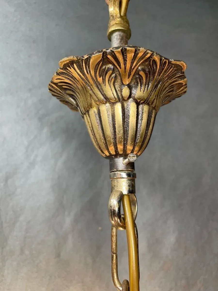 Elegant Five Branch Antique Marie Therese Chandelier. - Image 4