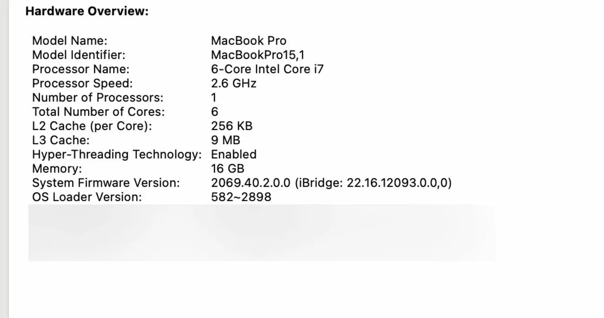 MacBook Pro 15 Intel Core i7, 16GB RAM, 512GB SSD - Image 2