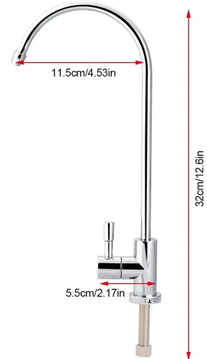 Anti splash basin mixer for drinking water filter - Image 4