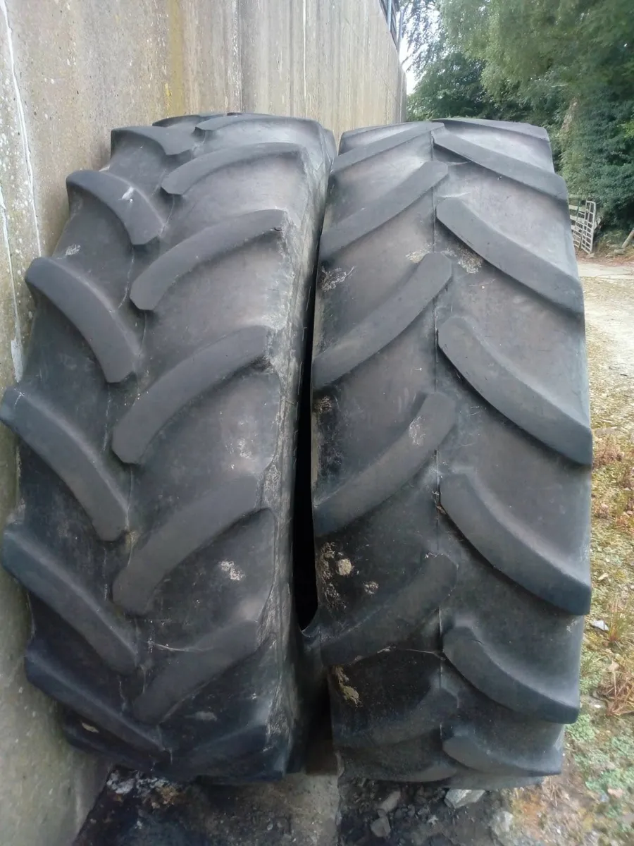 2x 420/85/R38 Tractor tyres - Image 1