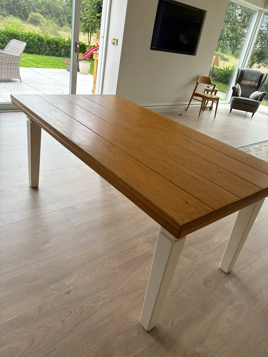 Oak Dining Table - Image 4