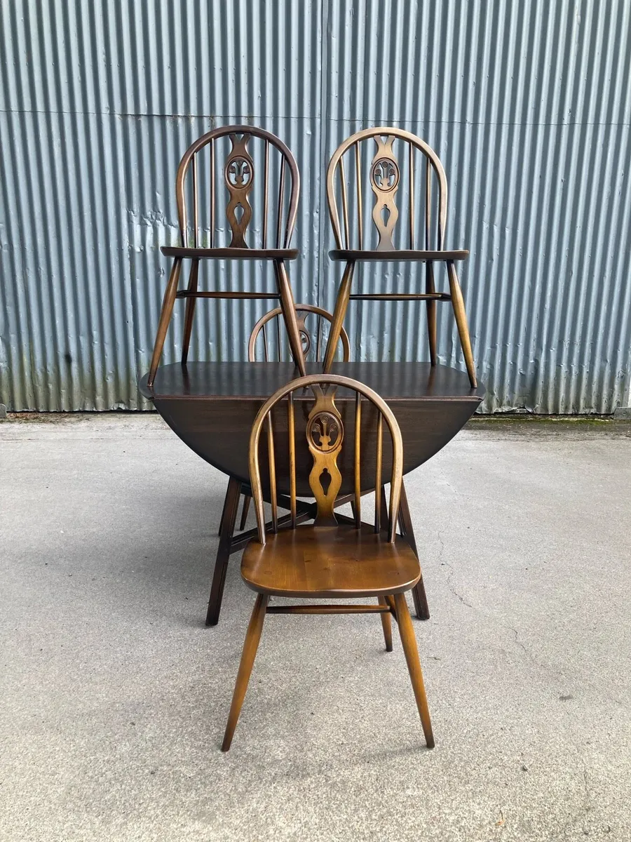 Ercol Dining Set - Warehouse Open Sat 9th August - Image 1