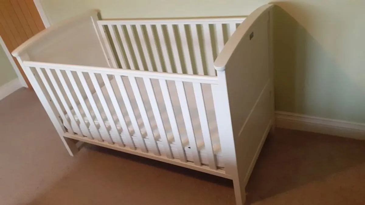 Cot Bed & Mattress - Image 3