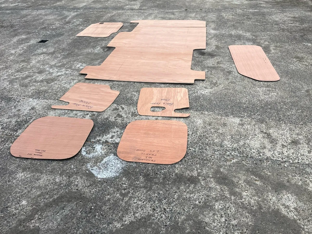 Plywood liners for Renault Trafic - Image 2