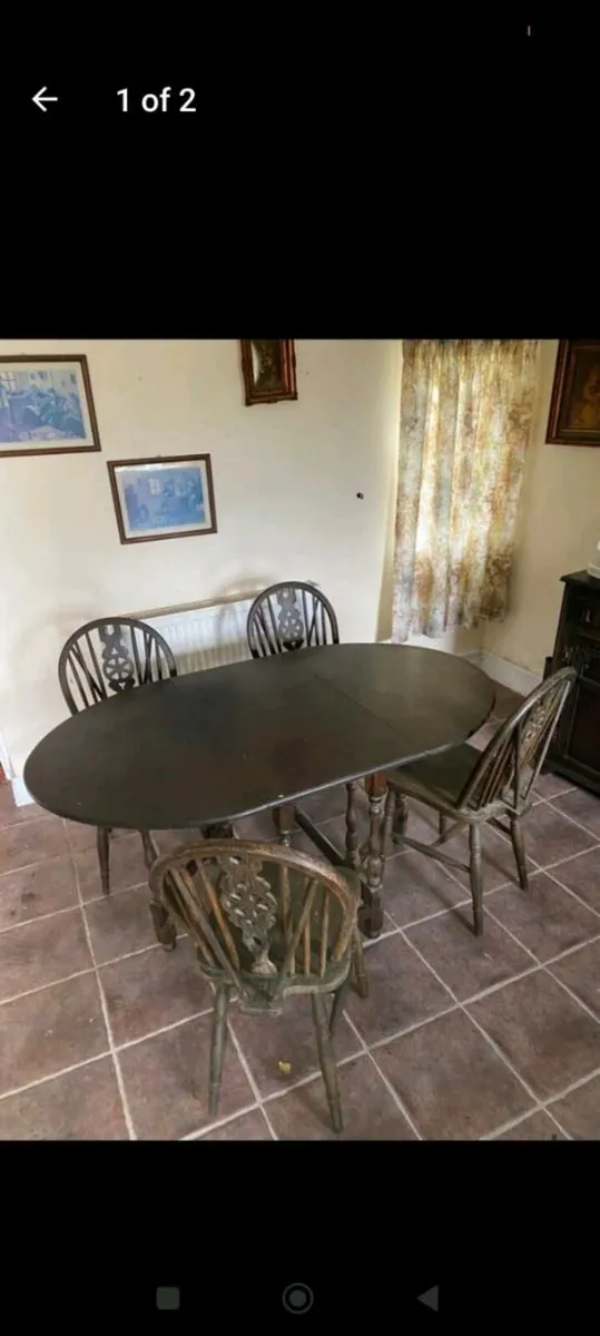 Antique Table and Chairs