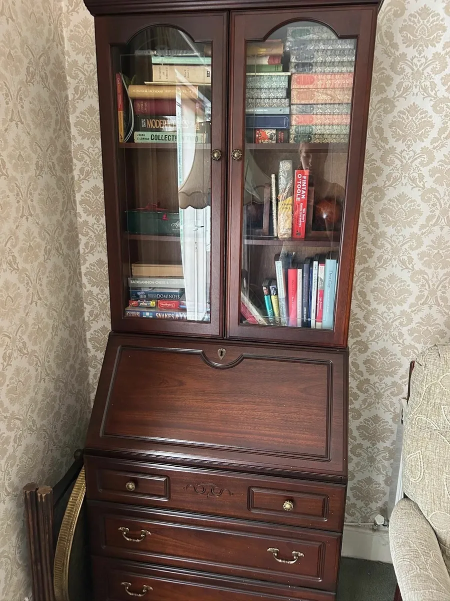 Wooden Bureau‑Bookcase / Writing Desk