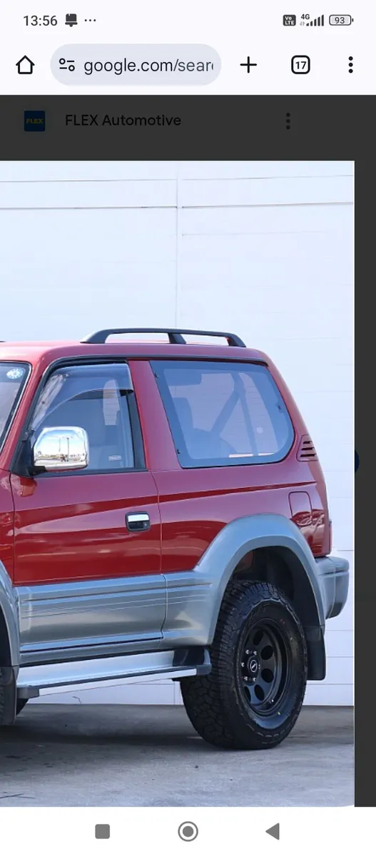 01 Toyota landcruiser swb rear seats and windows - Image 1