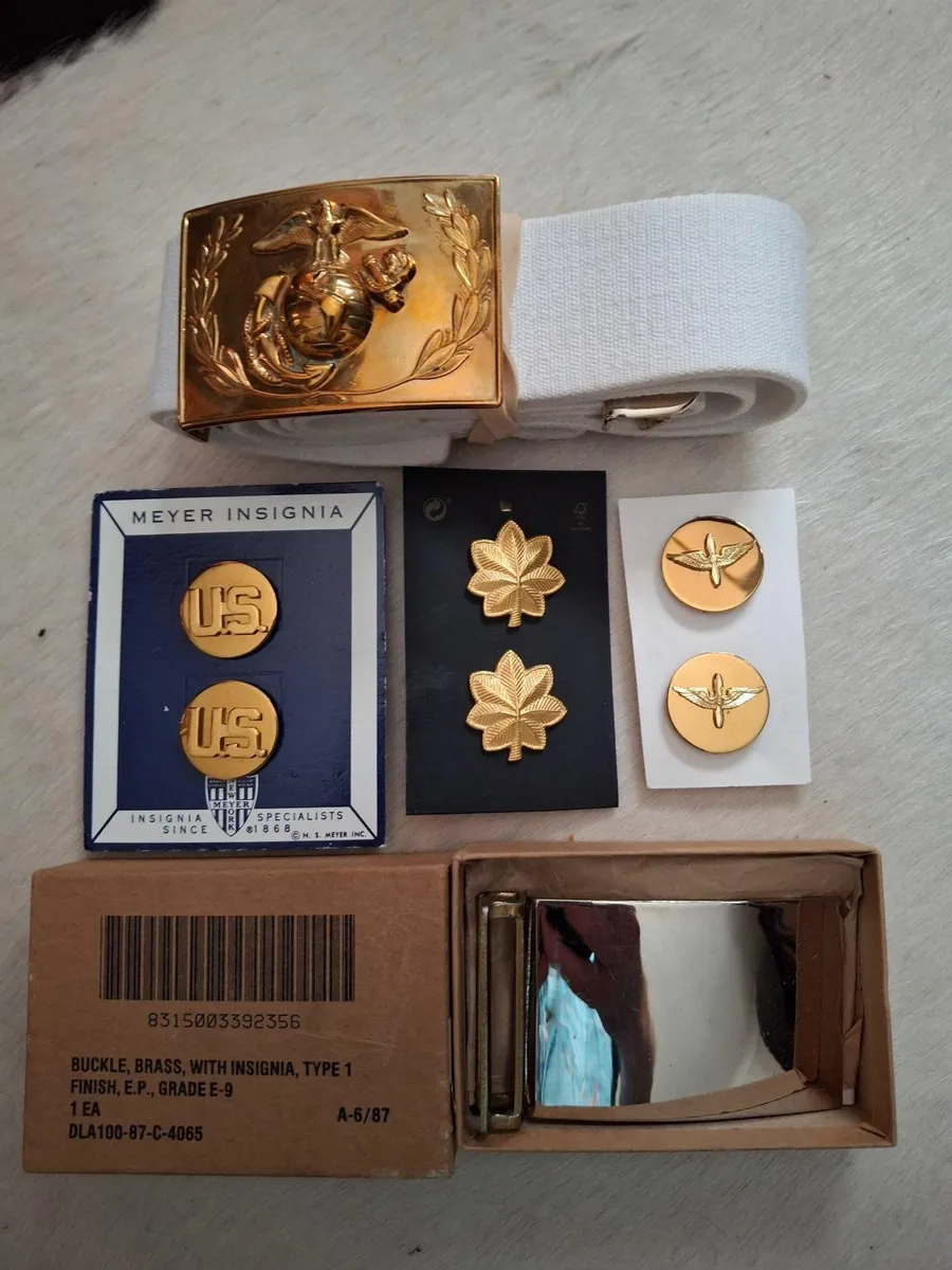 USMC PRADE BRASS BELT - Image 1