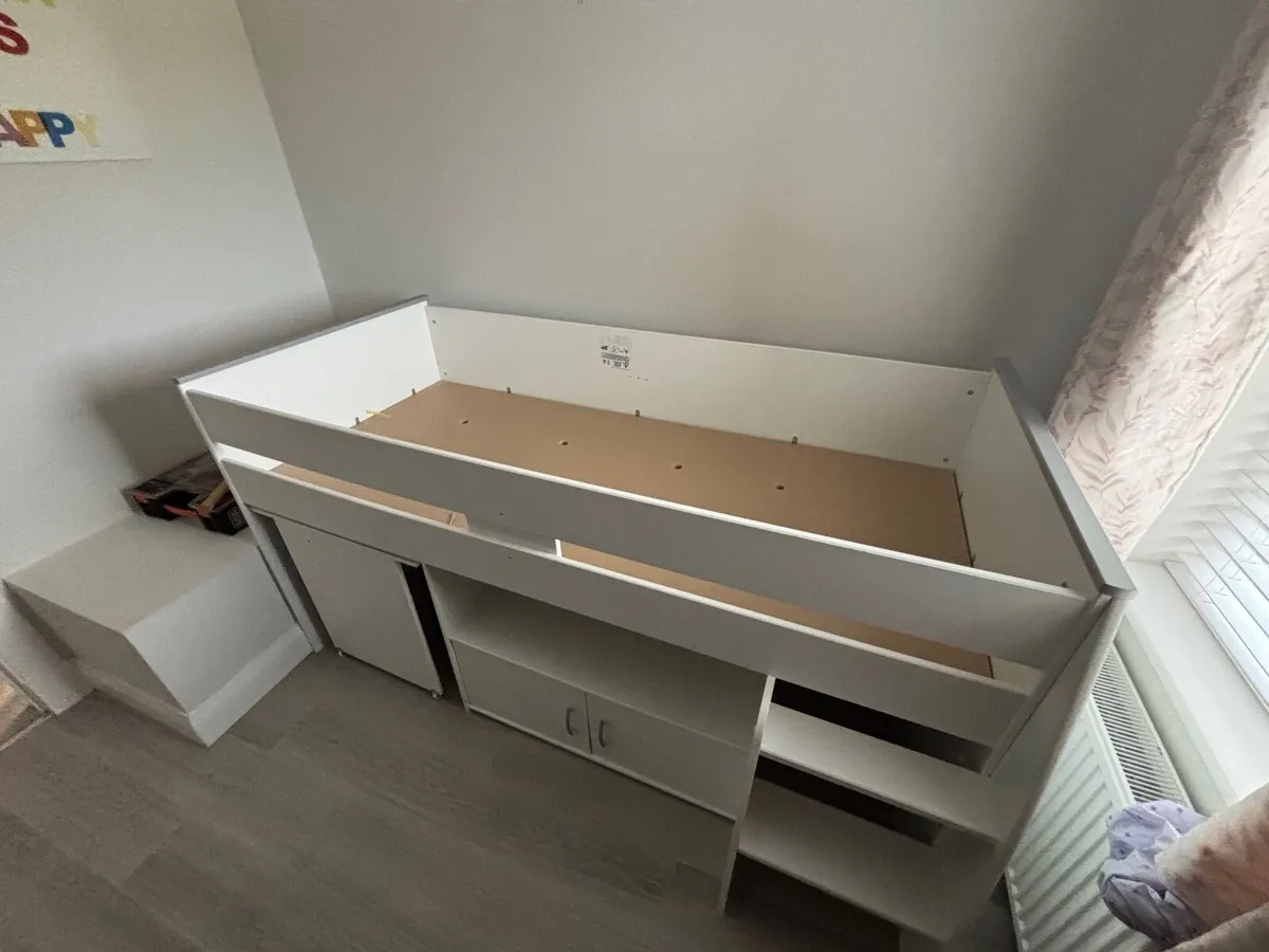 Children’s Bed with Desk - Image 1