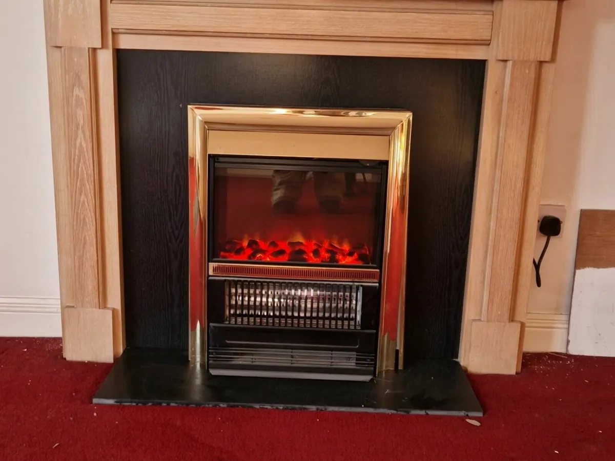 Hilton Electric Fire , Hearth & Surround - Image 2