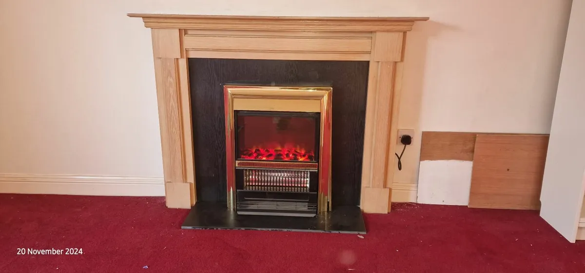 Hilton Electric Fire , Hearth & Surround - Image 3