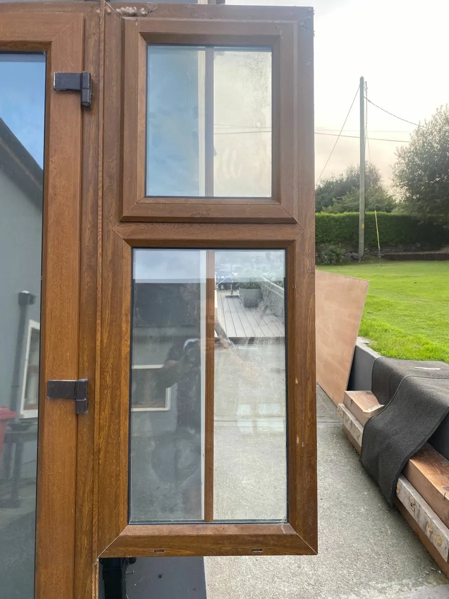 Windows 3 no & French doors Oak Finish - Image 3