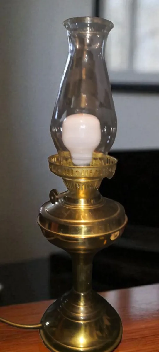 Brass lamp 50cm - Image 2