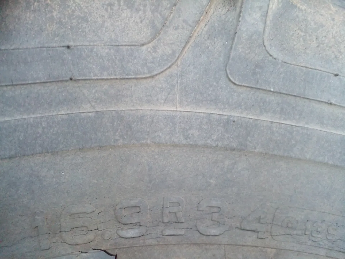 Pair of Tractor Tyres 16.9 R34 - Image 2