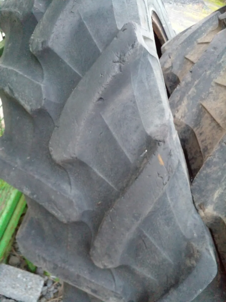Pair of Tractor Tyres 16.9 R34 - Image 1