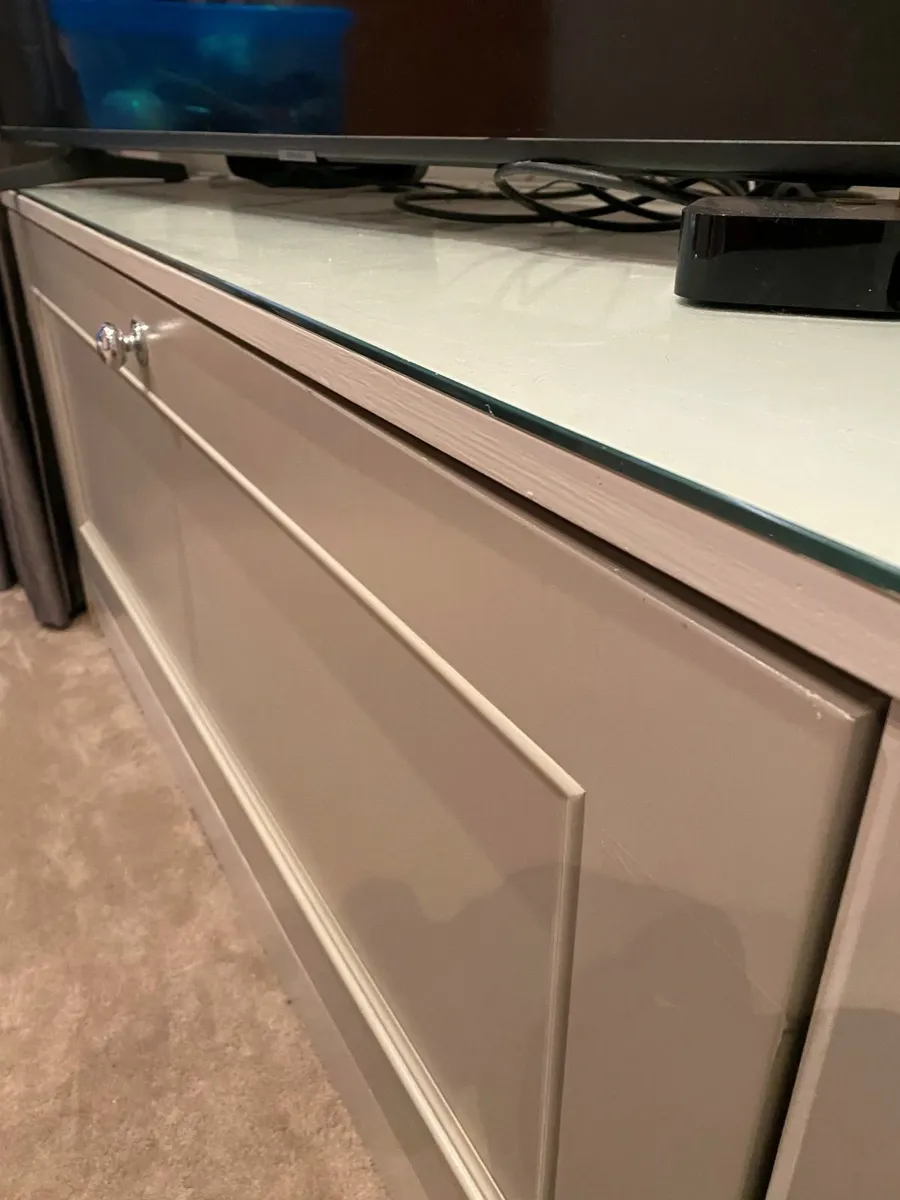 Handmade solid wooden tv unit and book shelf - Image 3