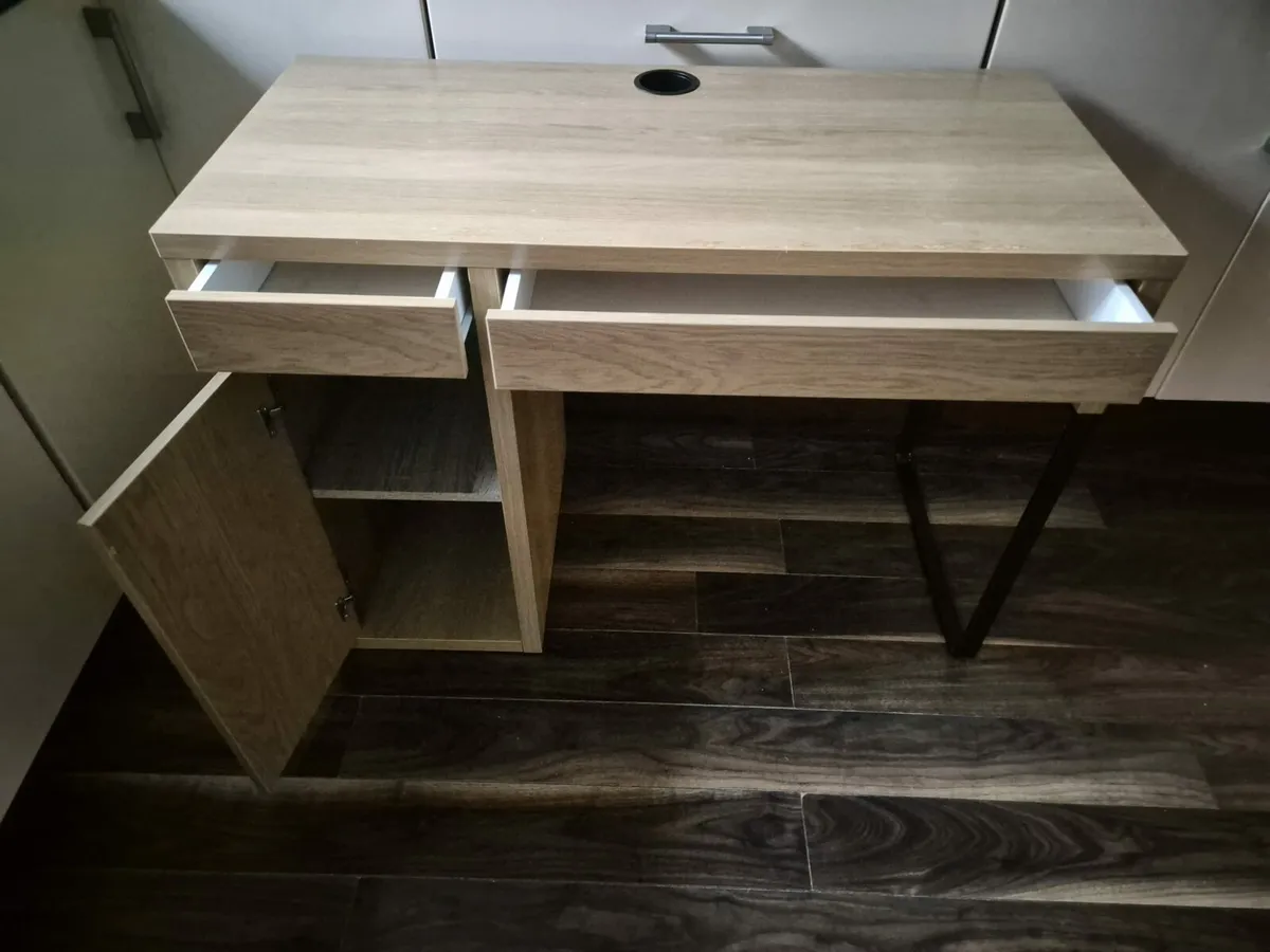 Ikea Micke desk with Orfjall swivel Chair - Image 4