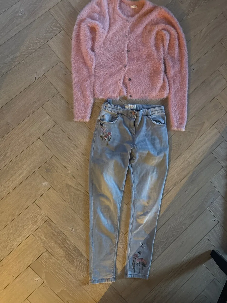 Next 2 piece jeans and cardigan