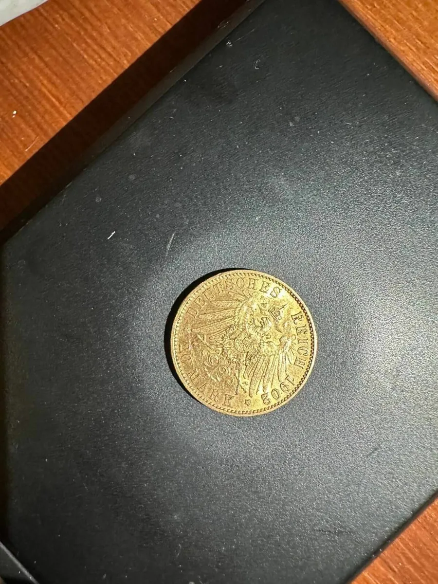 gold coin Prussia Gold Coin 20 Mark 1902 A Berlin. - Image 1