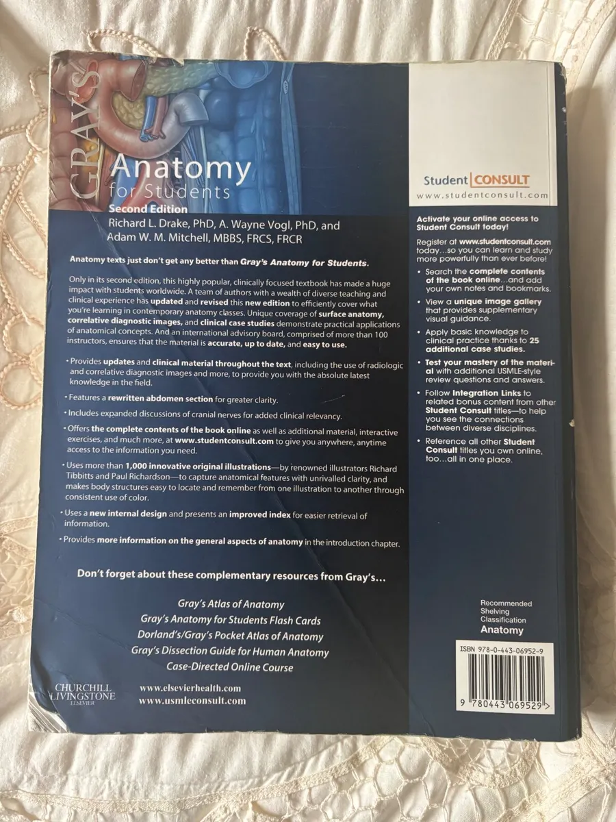 Grays Anatomy medical book - Image 2