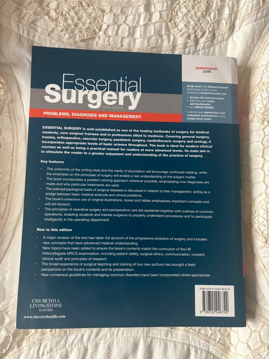 Essential Surgery medical book - Image 2