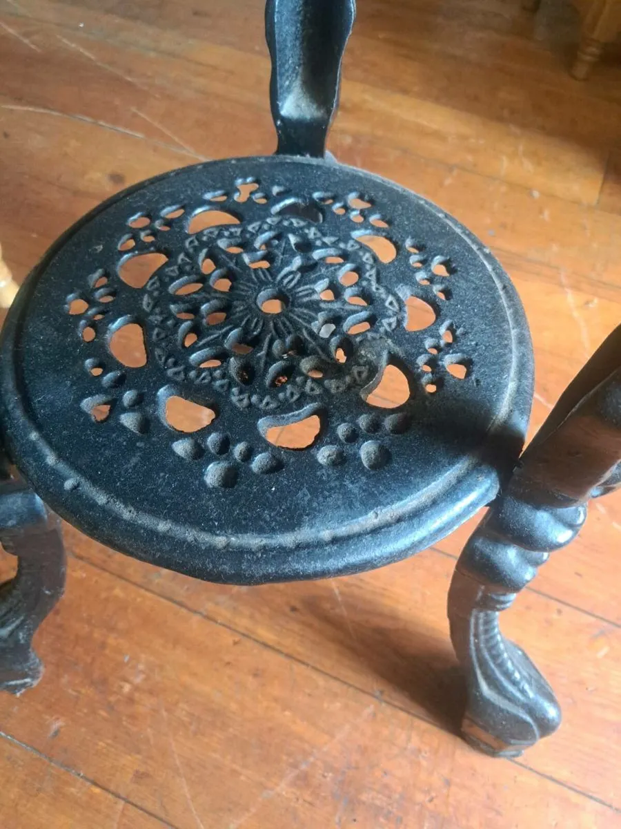 Old cast iron tables - Image 4